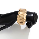 FASHIONABLE METALLIC SMOOTH SPRING BRACELET_CWMM3116