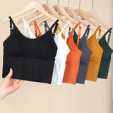 PLAIN SOLID COLOR BASIC TANK TOP WITH BUILT IN BRA_CWTTK0796