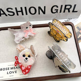 GARFIELD DOG ACRYLIC CLAW CLIP FOR GIRLS_CWAHA5767