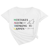 Wome V-Neck Graphic Tee Summ Casual Fit_Cwtts1487