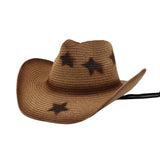 Unisex Western Star Spray Cowboy Sun Hat_Cwah04369