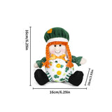 ST PATRICK GREEN FIGURINE ORNAMENT PENDANT_CWMM3452