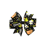 HALLOWEEN KIDS GROSGRAIN BOW HAIR CLIP_CWAHA6686