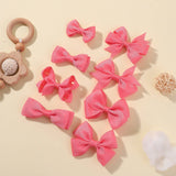 HANDMADE RIBBON BOW HAIR CLIPS FOR BABIES_CWAHA6728