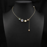 ALL MATCH NATURAL FRESHWATER PEARL NECKLACE_CWAJE3858