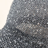 Wome Trend Summer Sequins Baseball Cap Sun Hat Cwah1413