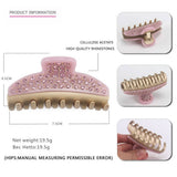 ACETATE DIAMOND HAIR CLIP HAIR ACCESSORIES_CWAHA4237