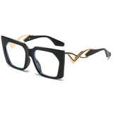 CAT EYE CURVED TEMPLE FASHION SUNGLASSES_CWASG0536