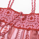 Vintage Crochet Patchwork Knit Dress Boho Chic_Cwdmd5799