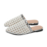 EXTERNAL BREATHABLE MESH FLAT BOTTOM MULES_CWSHF0037