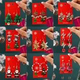 NEW CHRISTMAS CARTOON DIAMOND PENDANT EARRINGS_CWMM2608
