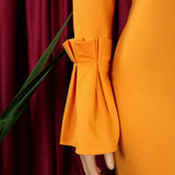 FASHIONABLE AND ELEGANT HIP PENCIL SKIRT DRESS_CWDMD3668