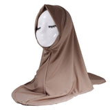 SOLID COLOR LOOSE PULLOVER ETHNIC HEADSCARF_CWASC2423