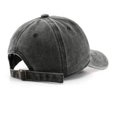 VINTAGE WASH HEART EMBROIDERY BASEBALL CAP UNISEX_CWAH1271