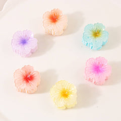 CABBAGE FLOWER HAIR CLAW VACATION STYLE SMALL CLIP_CWMM4997