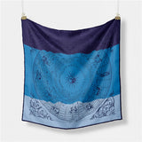 PRINT SCARF VERSATILE SQUARE FOR MOTHERS DAY GIFT_CWASC0663