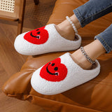 Valentines Day Love Smile Cotton Slippers_Cwshs0557