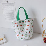 SUMMER CANVAS BUCKET TOTE BAG FOR GIRLS SMALL_CWAB5668