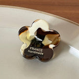 Vintage Ink Flower Small Hair Claw Hair Clips_Cwaha0863