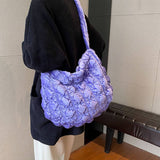 Velvet Puffy Cloud Shoulder Crossbody Bag_Cuab00487