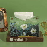 OIL PAINTING TISSUE BOX DESKTOP STORAGE BOX_CWMM2252