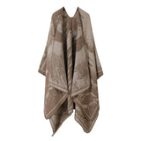 FAUX CASHMERE SHAWL CAPE WARM CLOAK_CWASC2260