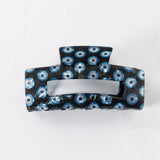 Cwaha1612_Rectangular Print Blue Series Hair Claw Clip