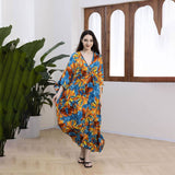 PLUS SIZE COTTON WOVEN BEACH COVER UP RESORT DRESS_CWMM6141