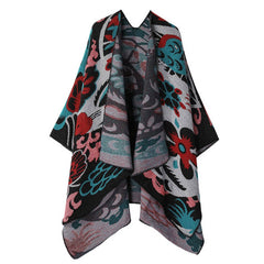 THICKENED CASHMERE SHAWL AND LONG CAPE_CWASC2140