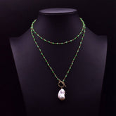 Womens Versatile Design Pearl Pendant Necklace