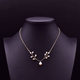 Womens Natural Freshwater Pearl Necklace