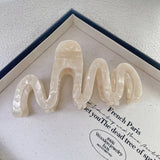 Wavy Hair Claw Luxe Large Volume Shark Clip_Cwaha1337