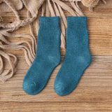 Winter Plus Velvet Thick Warm Terry Mid-Tube Socks_Cwms1391