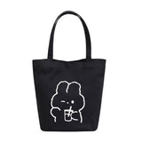 CUTE CARTOON RABBIT MINI TOTE BAG_CWAB1713