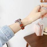 IWATCH8 1 SE TIBETAN SILVER GENUINE LEATHER STRAP_CWWW0071