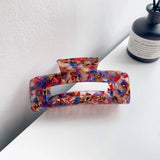Retro And High-End Acetate Leopard Hair Clippers