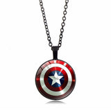 CAPTAIN AMERICA SHIELD TIME GEM NECKLACE_CWAJE0700