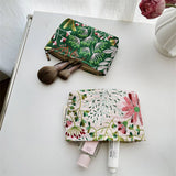 Floral Makeup Bag Travel Wash Wallet Storage Pouch_Cuab00693