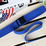 Cwabe0566_Solid Color Plastic Buckle Canvas Belt
