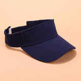 EMBROIDERED LETTER VISOR HAT SUMMER SUNSHADE CAP_CWAH3284