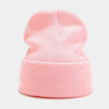 SOLID COLOR KNITTED HAT WITH CUFFS_CWAH1578