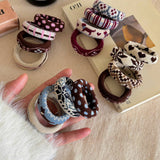 Polka Dot Bow Shell Hair Claw Elegant Clip_Cwaha07888