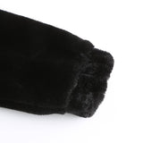 Womens Fleece Hooded Long-Sleeved Thermal Jacket