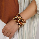 RATTAN COLORFUL SHELL CREATIVE HANDMADE FRUIT PLATE_CWMM4406