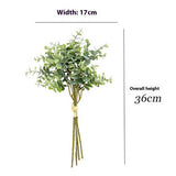 5 BRANCH EUCALYPTUS MONEY LEAVES ARTIFICIAL PLANT_CWMM6475