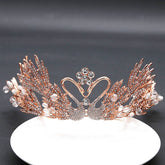 BRIDAL WEDDING CRYSTAL TIARAS HANDMADE CROWN_CWMM2027