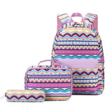 GIRLS BACKPACKS FOR SCHOOL 3 PIECE TRAVEL SET_CWAB5464
