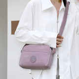 Lightweight Solid Nylon Crossbody Shoulder Bag_Cwasc1735