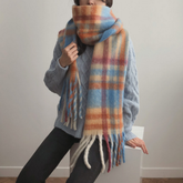 THICK BRUSHED AC SCARF SWEET WINTER WRAP_CWASC2694