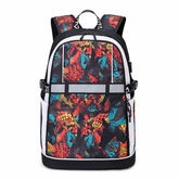BACKPACKS FOR SCHOOL OXFORD PRINT WATERPROOF BAG_CWAB5465